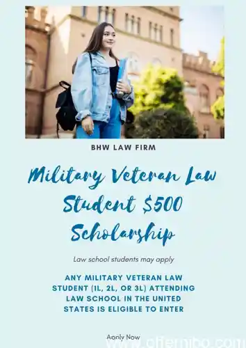 ankin law office scholarship for military veterans