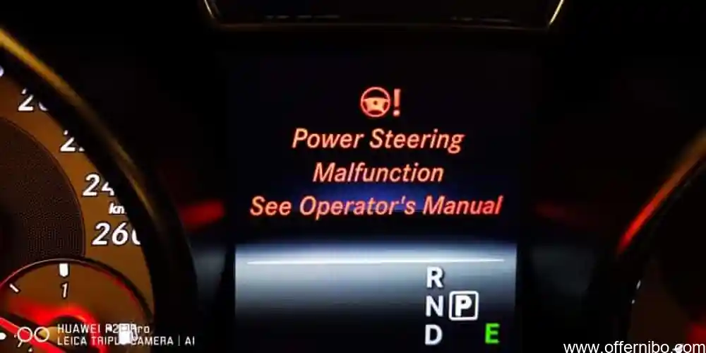 mercedes c300 power steering malfunction