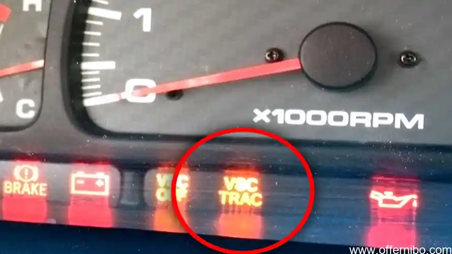 toyota 4runner trac off check engine