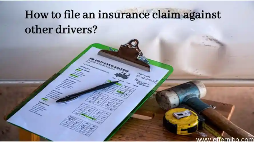 how to file insurance claim against other driver geico